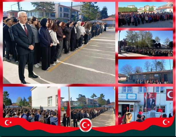 Akyazı İlçe Milli Eğitim Müdürü Can Bayrak törenine katıldı  