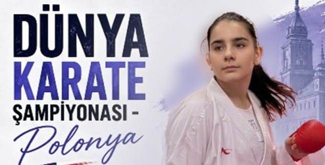 AKYAZI'LI KARATECİMİZ SARE KAYA DÜNYA 3.SÜ OLDU  