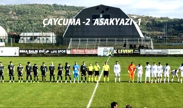 BAL LİGİ TEMSİLCİMİZ ASAKYAZISPOR İLK MAÇINDA ZONGULDAK ÇAYCUMASPORA 2-1 YENİLDİ 