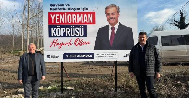 Yeniorman Hendek arası köprü yapıldı  